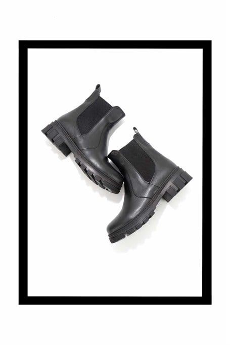 Siyah  Kadın Bot & Bootie K02875070309