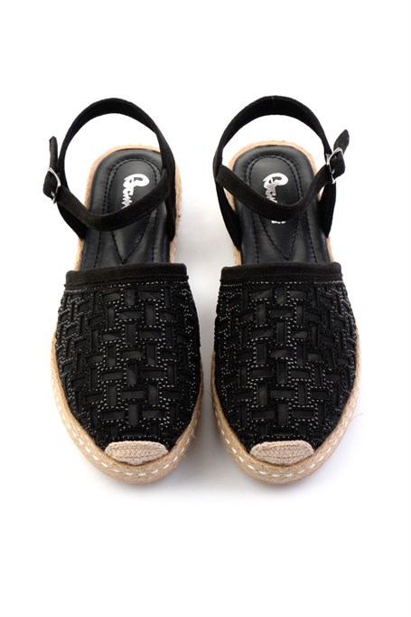 Siyah  Kadın Espadril K01117090902