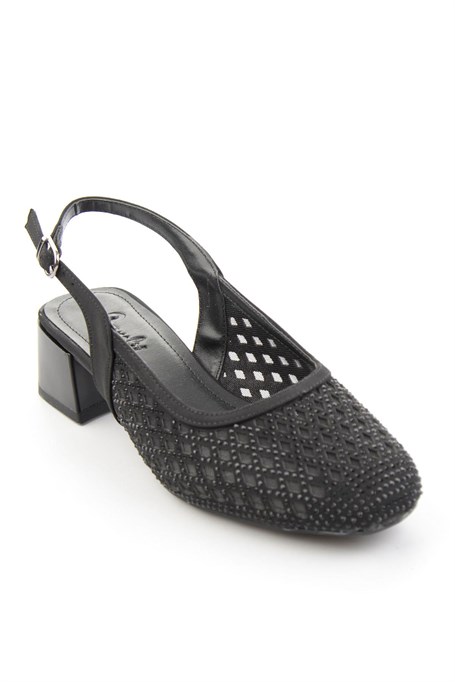 Siyah  Kadın Klasik Topuklu Ayakkabı K01213746109