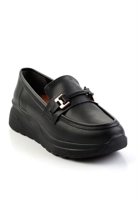 Siyah  Kadın Loafer Ayakkabı K01179769709