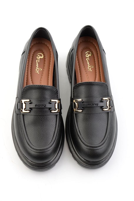 Siyah  Kadın Loafer Ayakkabı K01179828109