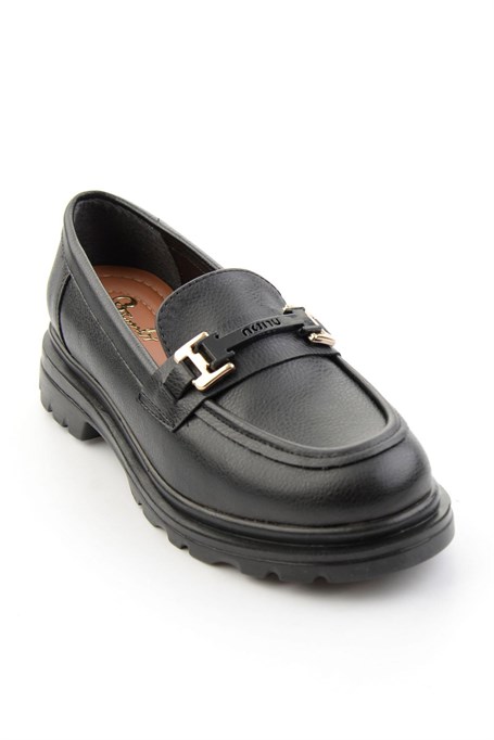 Siyah  Kadın Loafer Ayakkabı K01179828109