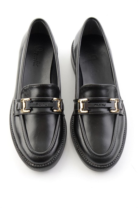 Siyah  Kadın Loafer Ayakkabı K01216100409