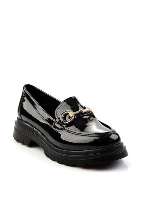 Siyah  Kadın Loafer Ayakkabı K01257060998
