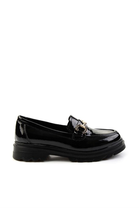 Siyah  Kadın Loafer Ayakkabı K01257060998