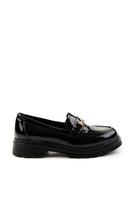Siyah  Kadın Loafer Ayakkabı K01257060998