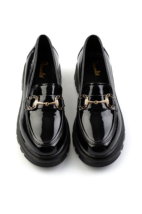 Siyah  Kadın Loafer Ayakkabı K01257060998