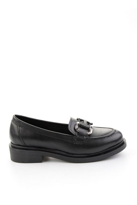 Siyah  Kadın Loafer Ayakkabı K01257068209