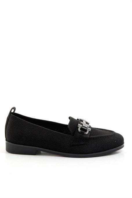 Siyah  Kadın Loafer Ayakkabı K01327022282