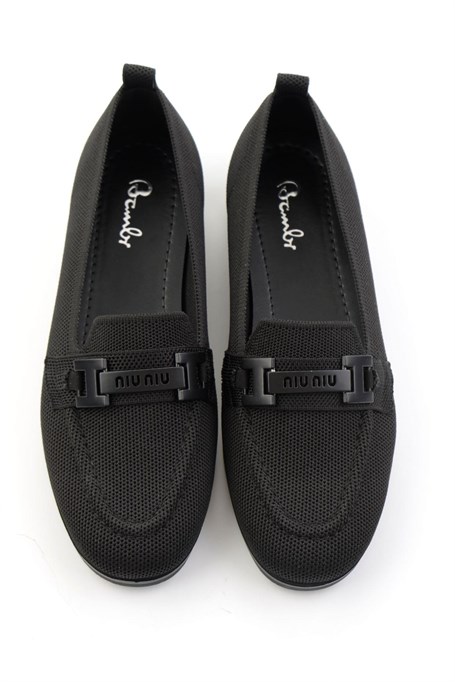 Siyah  Kadın Loafer Ayakkabı K01327025282
