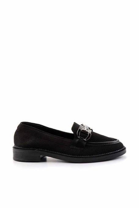 Siyah  Kadın Loafer Ayakkabı K01362245682