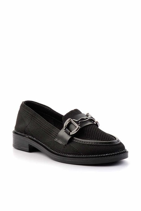 Siyah  Kadın Loafer Ayakkabı K01362245682