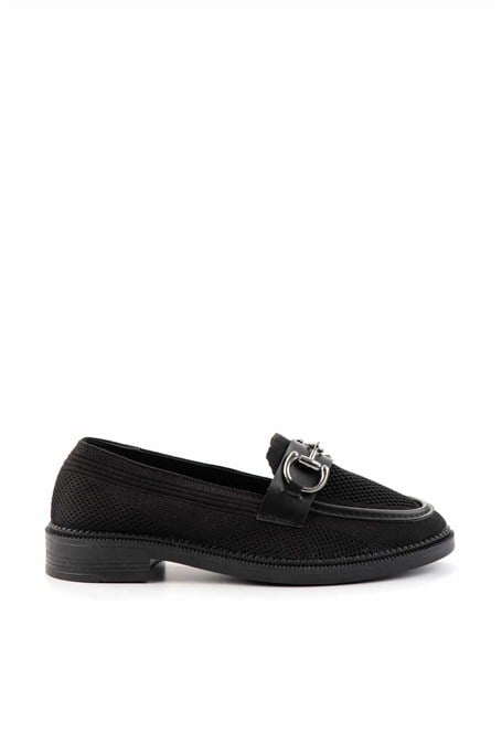 Siyah  Kadın Loafer Ayakkabı K01362245882