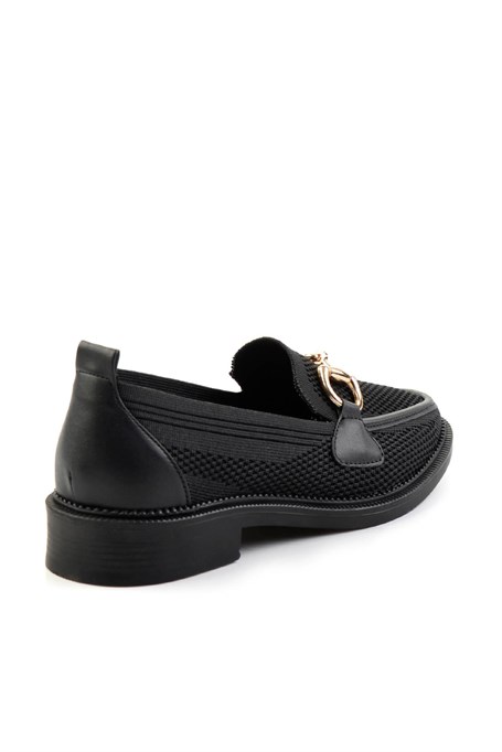 Siyah  Kadın Loafer Ayakkabı K01474111182