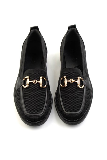Siyah  Kadın Loafer Ayakkabı K01474111182