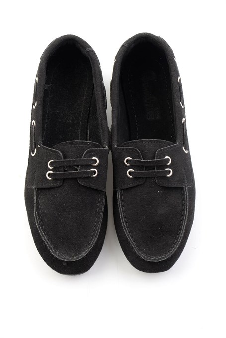 Siyah  Kadın Loafer Ayakkabı K01503727572