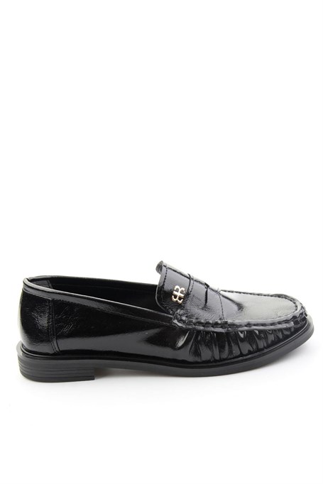 Siyah  Kadın Loafer Ayakkabı K01503728342