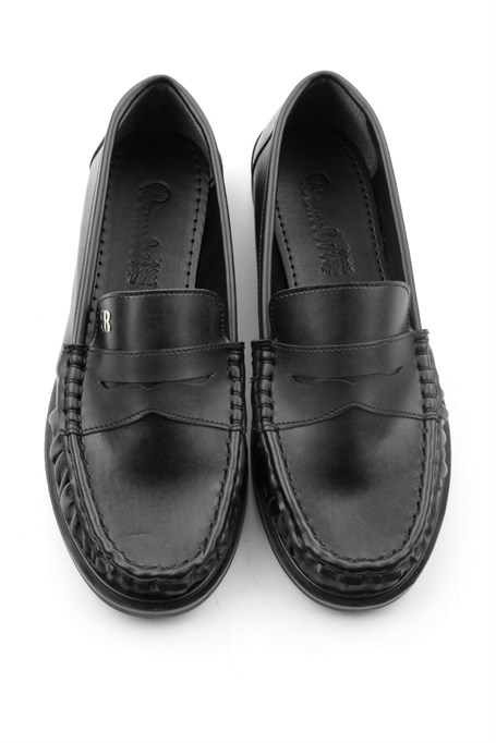 Siyah  Kadın Loafer Ayakkabı K01503728309