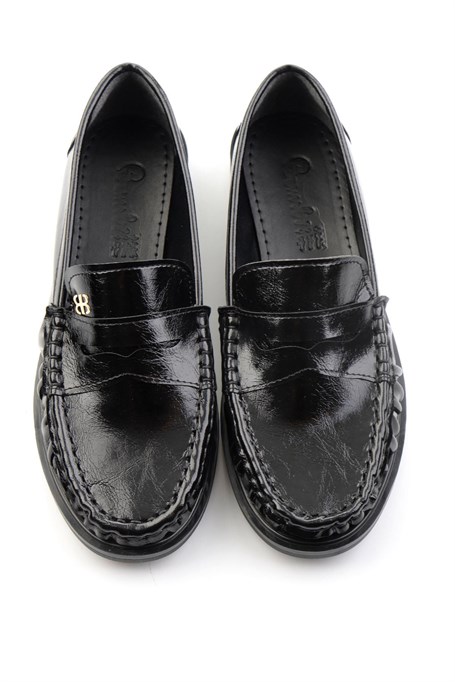 Siyah  Kadın Loafer Ayakkabı K01503728342