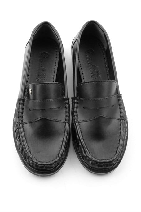 Siyah  Kadın Loafer Ayakkabı K01503728309