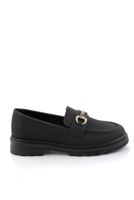 Siyah  Kadın Loafer Ayakkabı K01536103737