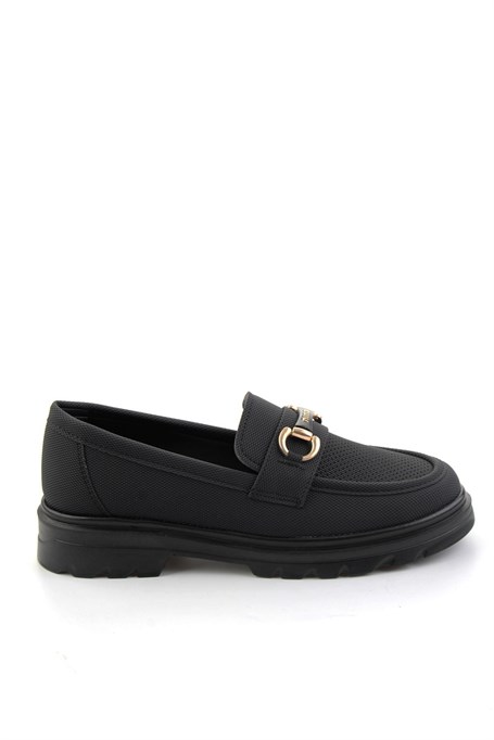 Siyah  Kadın Loafer Ayakkabı K01536103737