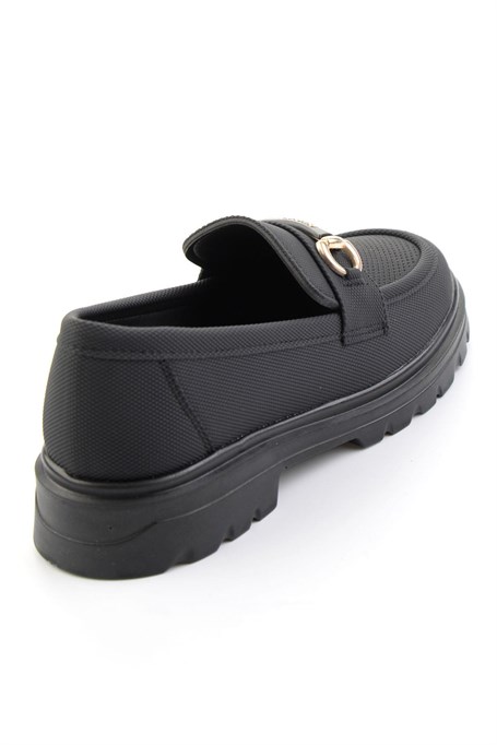 Siyah  Kadın Loafer Ayakkabı K01536103737