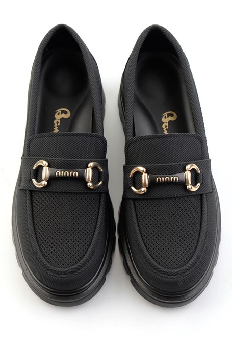 Siyah  Kadın Loafer Ayakkabı K01536103737