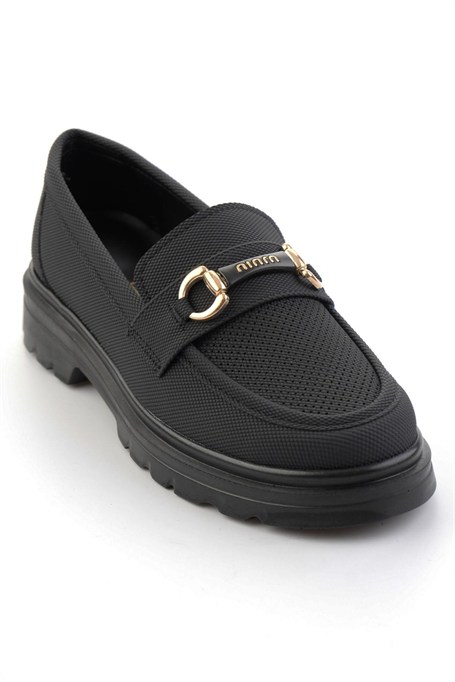 Siyah  Kadın Loafer Ayakkabı K01536103737