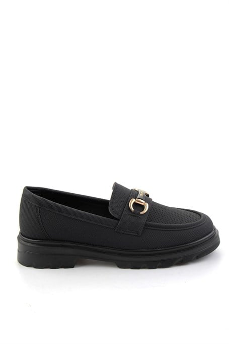 Siyah  Kadın Loafer Ayakkabı K01536103737