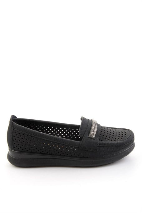 Siyah  Kadın Loafer Ayakkabı K01536104537