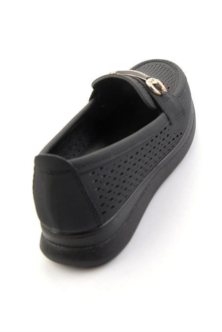 Siyah  Kadın Loafer Ayakkabı K01536104637