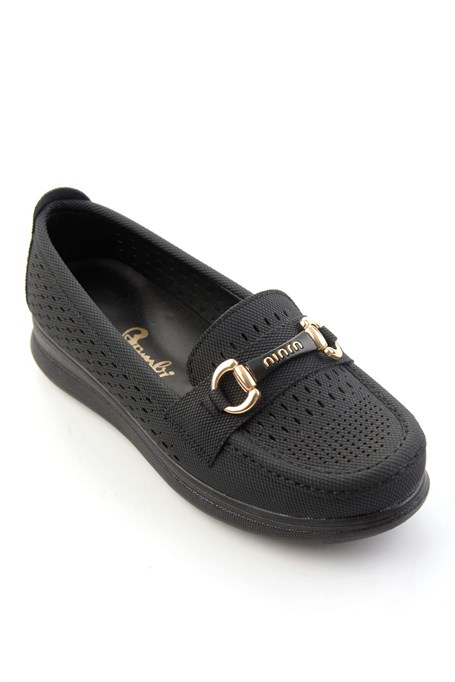Siyah  Kadın Loafer Ayakkabı K01536104637