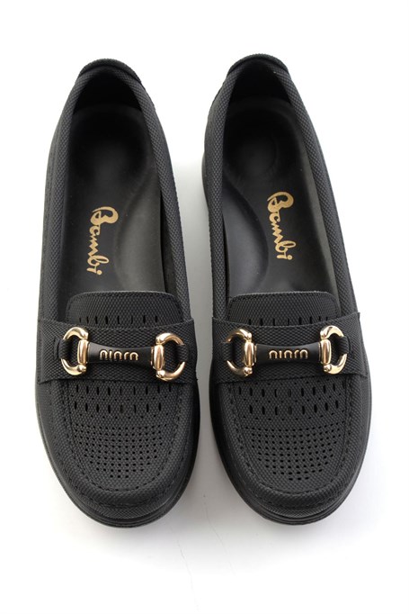Siyah  Kadın Loafer Ayakkabı K01536104637