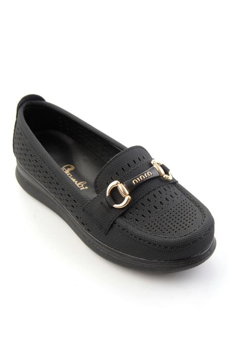 Siyah  Kadın Loafer Ayakkabı K01536104637