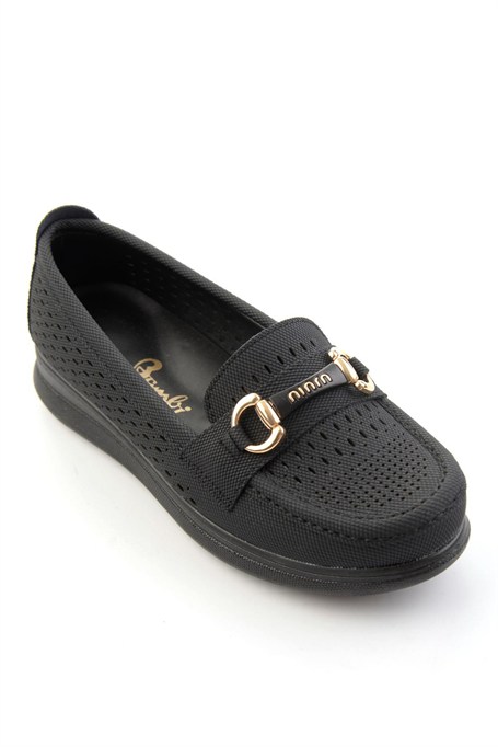 Siyah  Kadın Loafer Ayakkabı K01536104637