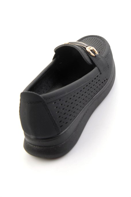 Siyah  Kadın Loafer Ayakkabı K01536104637