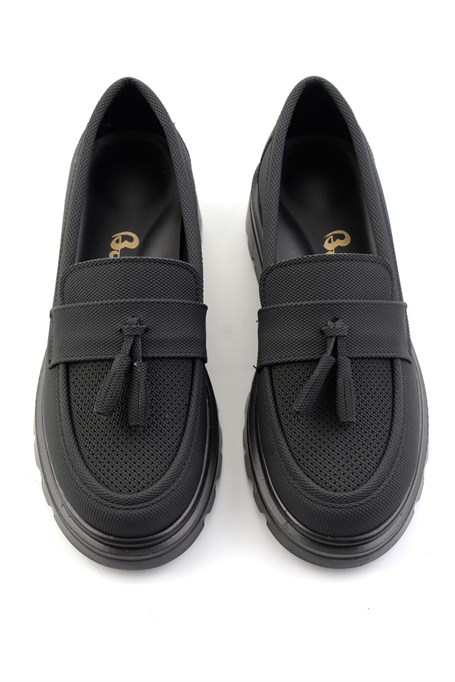 Siyah  Kadın Loafer Ayakkabı K01536105137