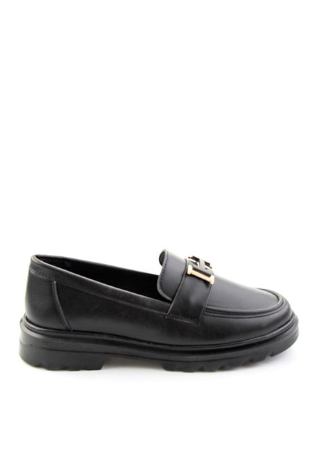 Siyah  Kadın Loafer Ayakkabı K01536105309