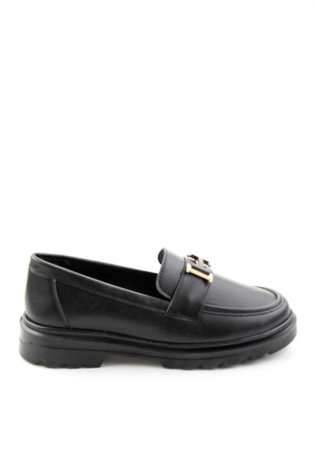 Siyah  Kadın Loafer Ayakkabı K01536105309