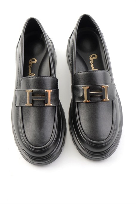 Siyah  Kadın Loafer Ayakkabı K01536105309