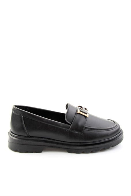 Siyah  Kadın Loafer Ayakkabı K01536105309