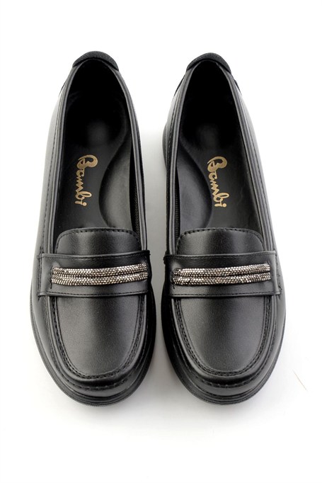Siyah  Kadın Loafer Ayakkabı K01536105809