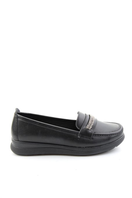 Siyah  Kadın Loafer Ayakkabı K01536105809