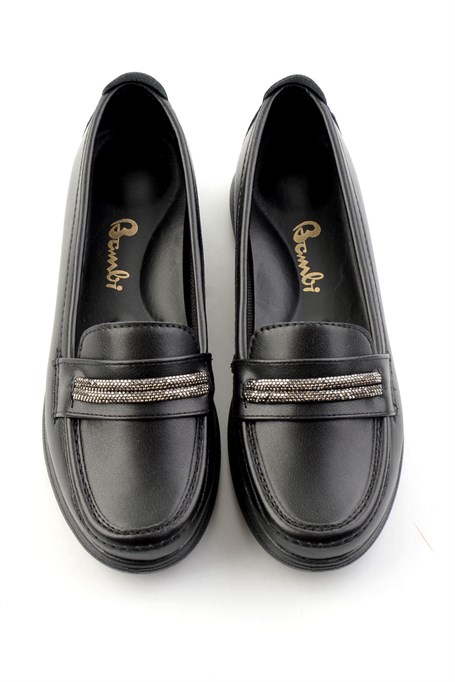 Siyah  Kadın Loafer Ayakkabı K01536105809