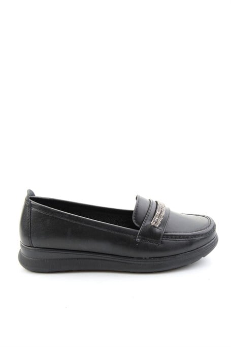 Siyah  Kadın Loafer Ayakkabı K01536105809