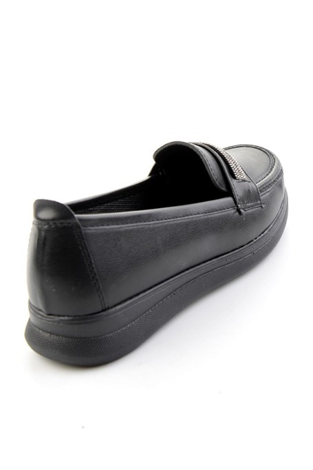 Siyah  Kadın Loafer Ayakkabı K01536105809
