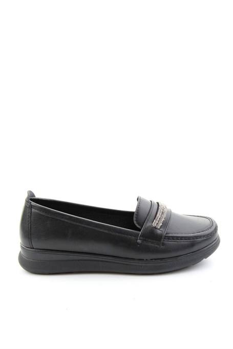 Siyah  Kadın Loafer Ayakkabı K01536105809