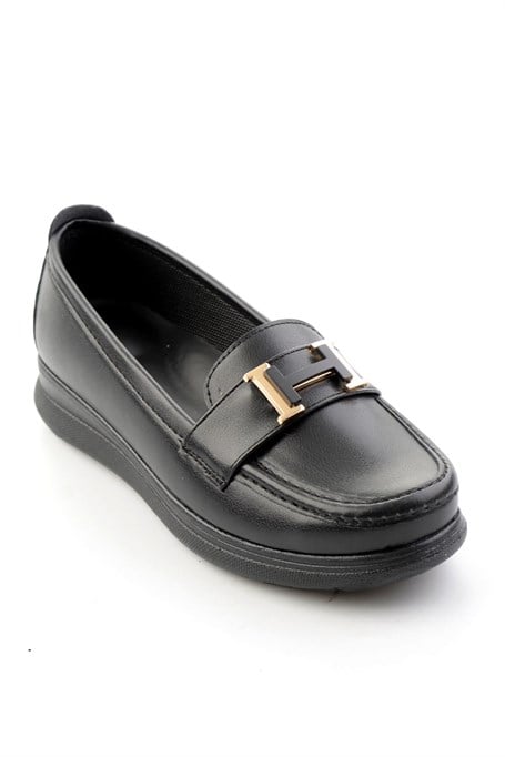Siyah  Kadın Loafer Ayakkabı K01536105909