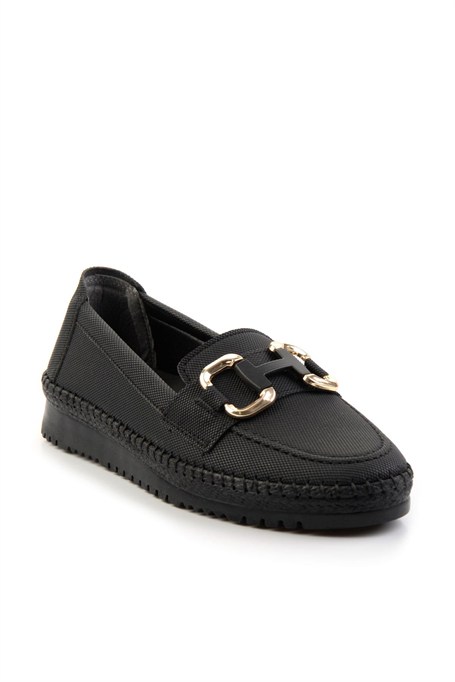 Siyah  Kadın Loafer Ayakkabı K01536194009